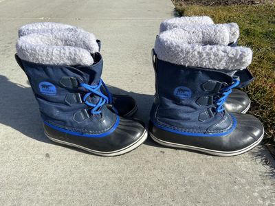 Sorel Youth Waterproof Winter Boots - Sizes 4 & 6