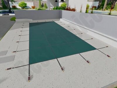 Inground Pool Safety Cover,Heavy-Duty Winter Safet