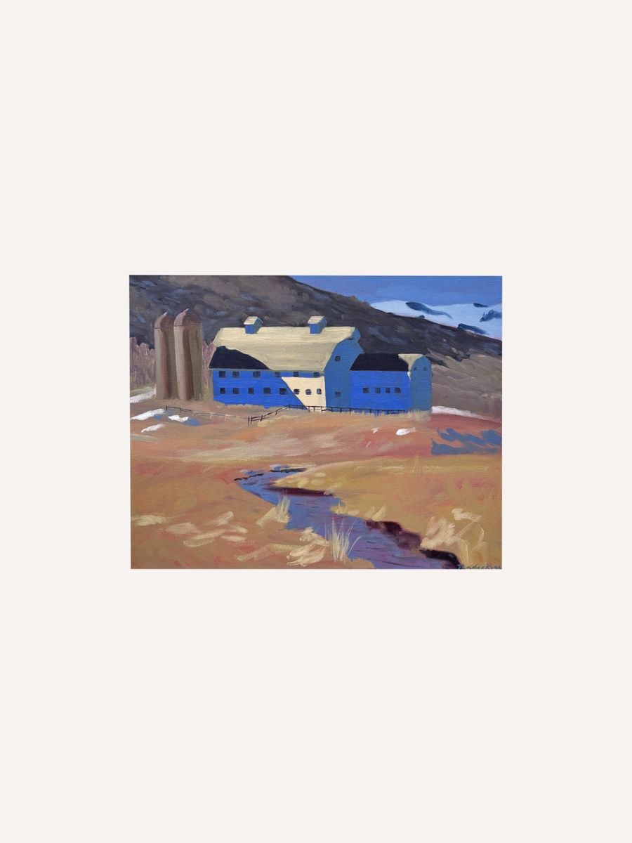 Painting of the park city barn
