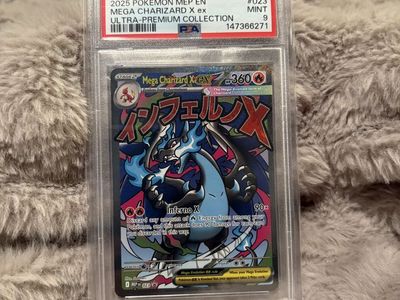 2025 Pokemon MEP EN Mega Charizard X EX Ultra-Premium Collection PSA 9 Mint #023