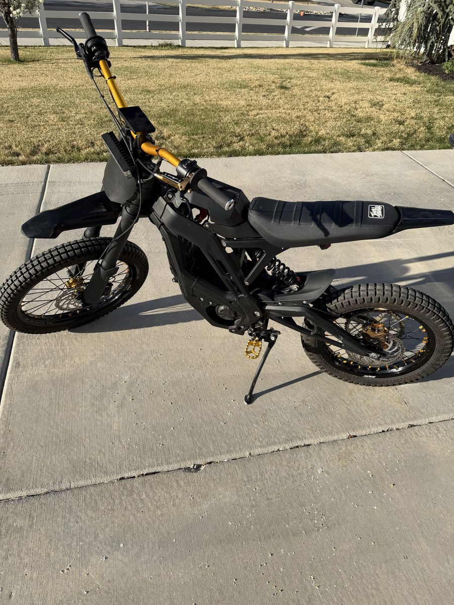 E-ride Pro SS Electric Dirt Bike - Upgraded Rims, Tires, Brakes, Seat, Handlebars, Pegs