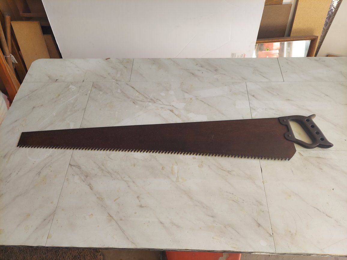 vintage ice saw