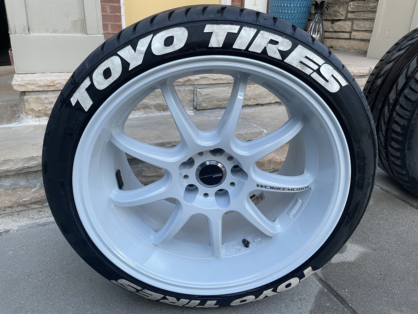 Work Emotion ZR10 And Tires Set of 4 total. 18X10.5 +12, 18 inch 5 X 114.3