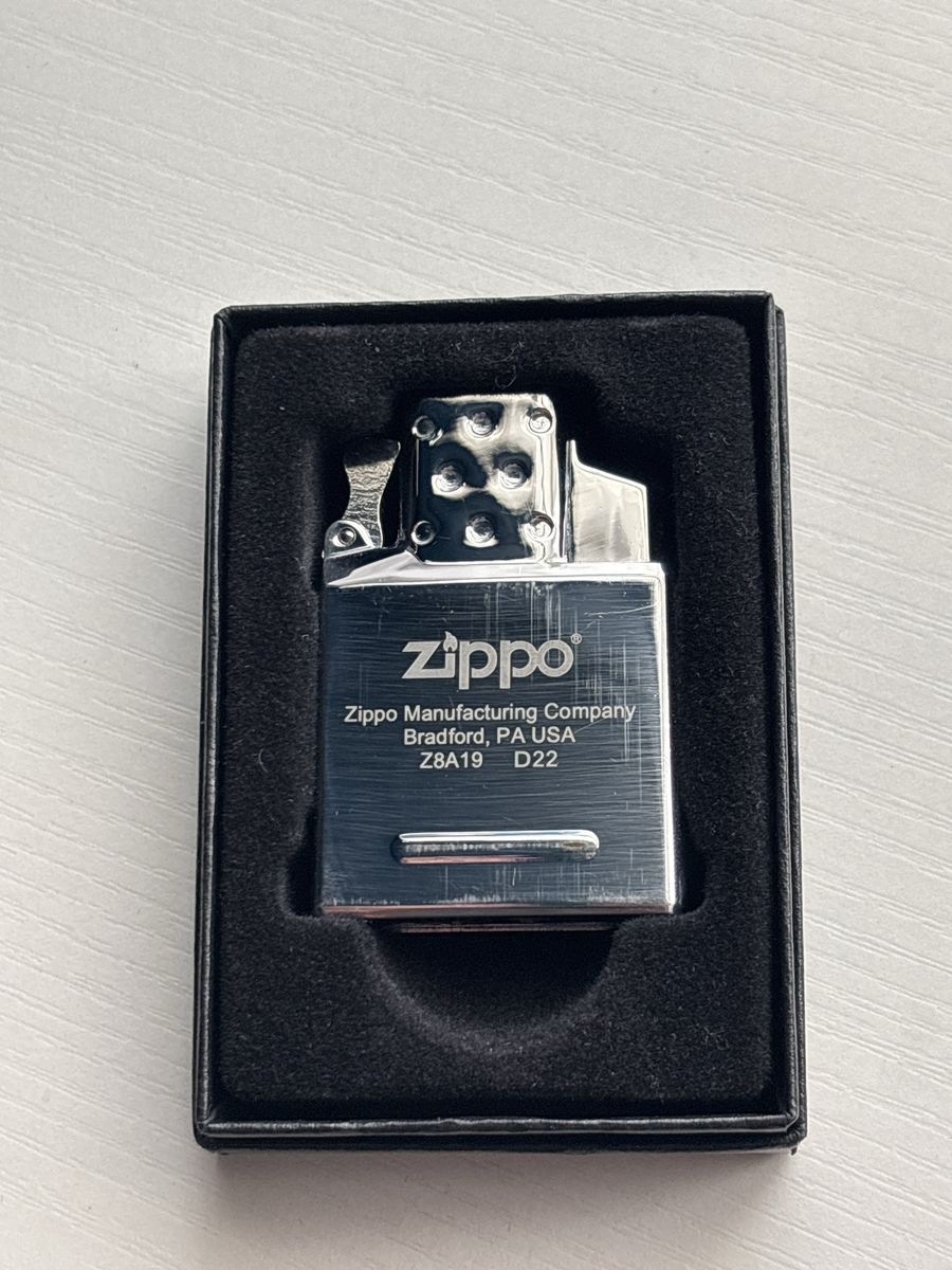 Genuine Zippo Butane Single Torch Lighter Insert High-Polish Chrome (Part No. 65826)