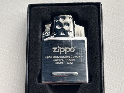 Genuine Zippo Butane Single Torch Lighter Insert High-Polish Chrome (Part No. 65826)