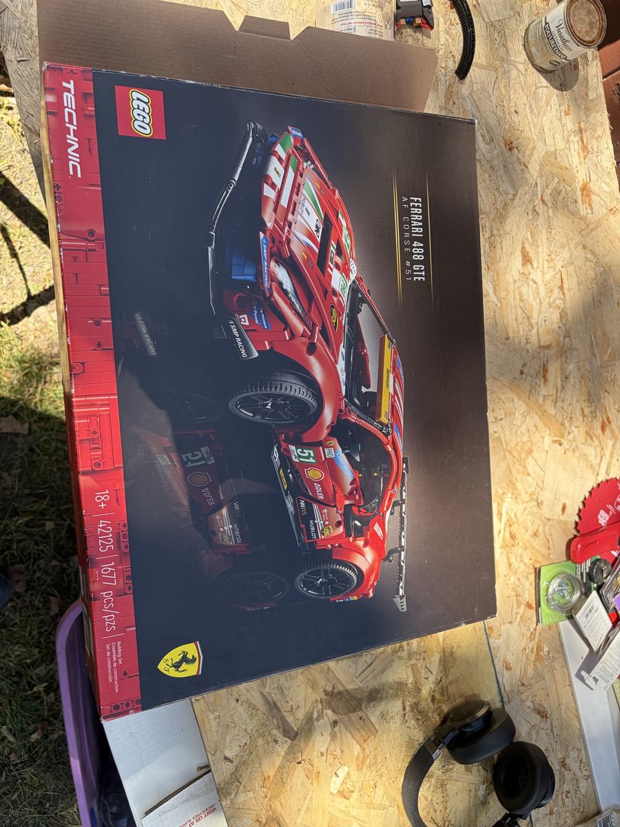 LEGO Technic Ferrari 488 GTE “AF Corse #51” Building Set - 1677 Pcs, Ages 18+