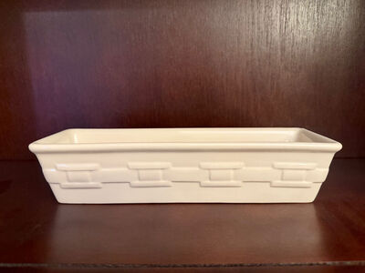 Longaberger Woven Traditions Cracker Dish in Ivory, NEW in box