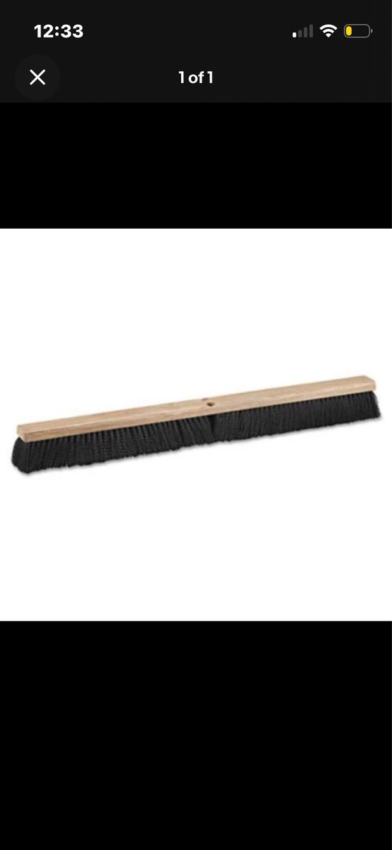 Boardwalk Floor push broom Brush Head 36" Wide Polypropylene Bristles BWK20636