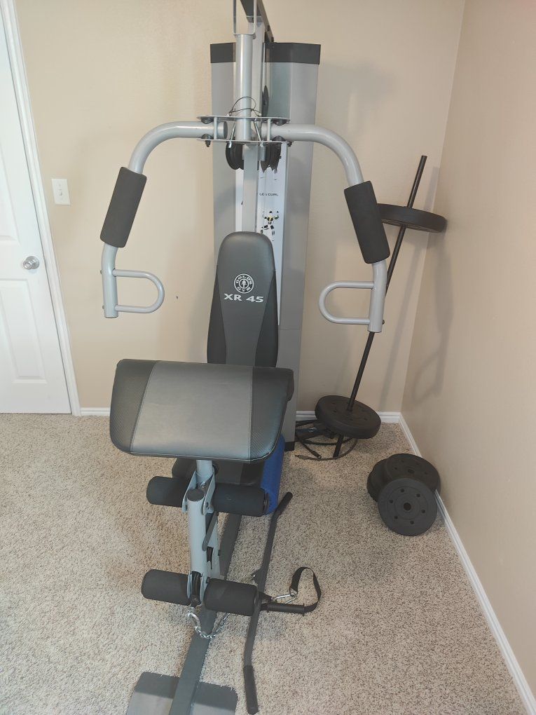 FREE Gold's Gym XR-45 Weight System