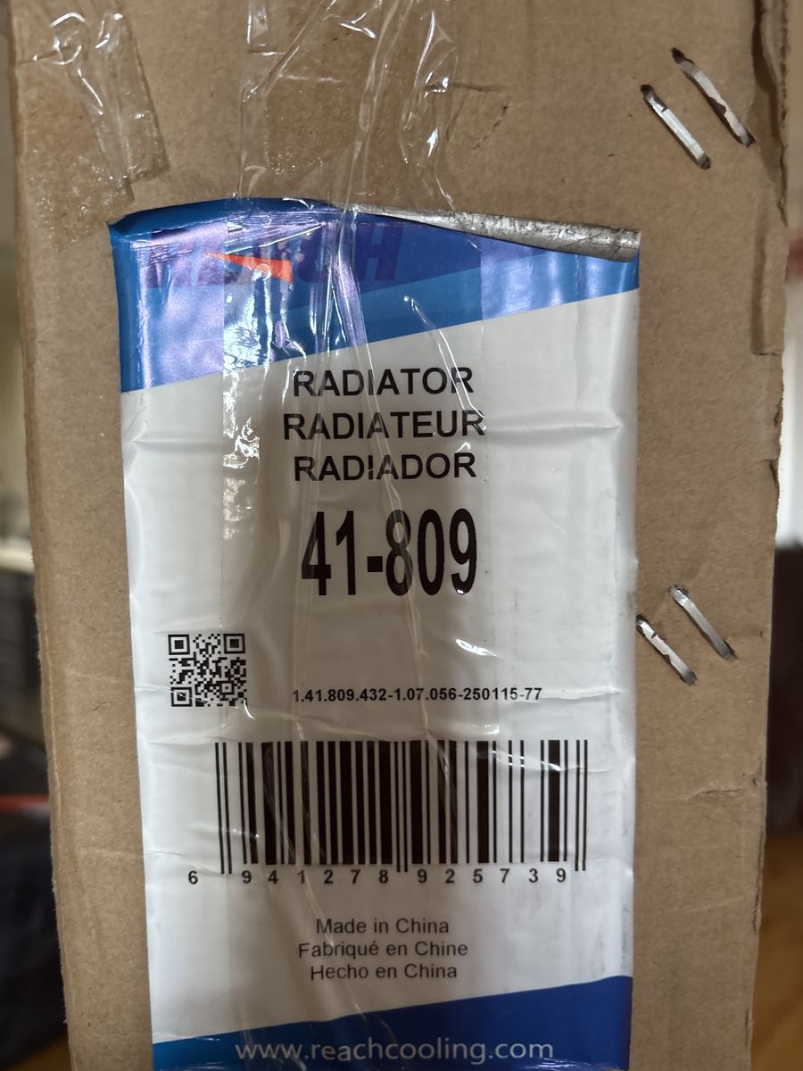 New ‘83 Toyota Corolla Automatic Transmission Radiator