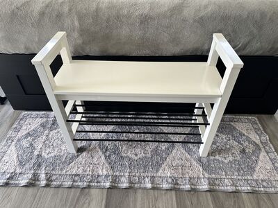 Shoe Bench w/ Arm Rests