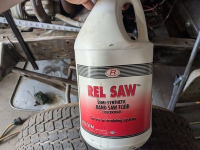 Bandsaw cutting fluid metal concentrate