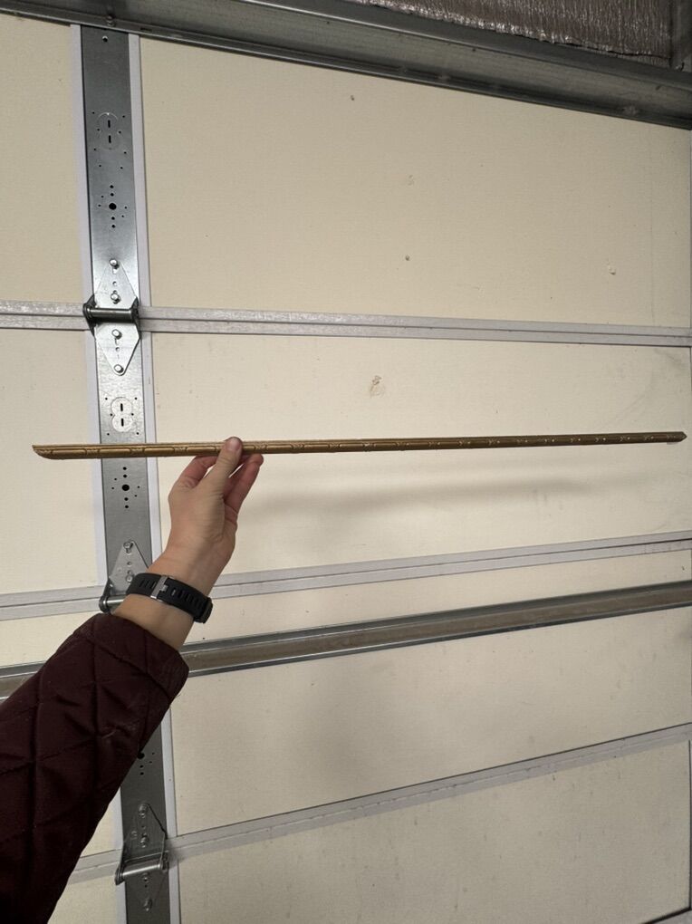 Wooden Gold trim piece 34 Long