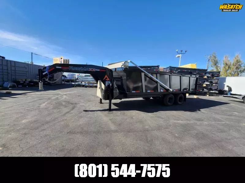 2026 RawMaxx 8.5X20 HDX 25K Dump Trailer