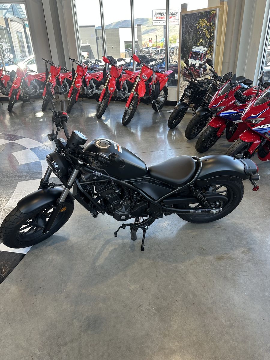 2026 HONDA Rebel 300 E-Clutch Matte Black Metallic