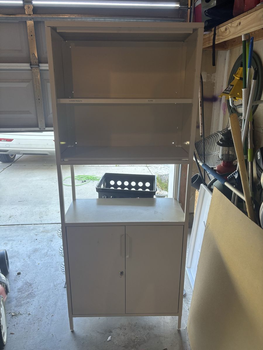 White IKEA cabinet