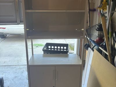 White IKEA cabinet