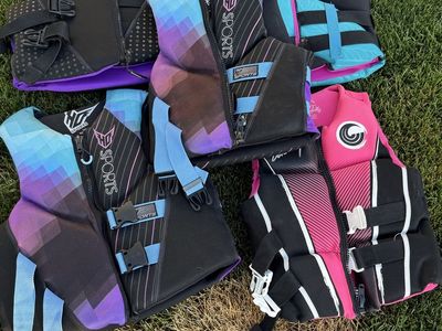 Neoprene life jackets.
