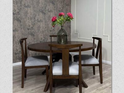MODERN ROUND DINING SET FREE DELIVERY