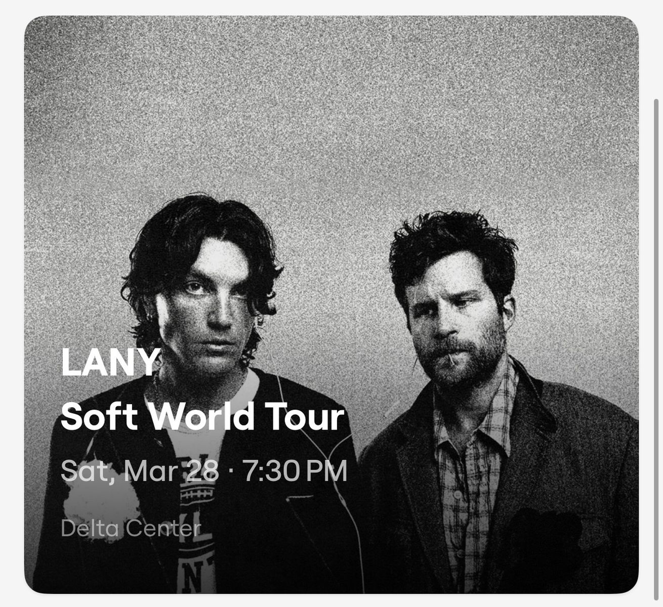 LANY Comcert GA Pit Front Row Tickets