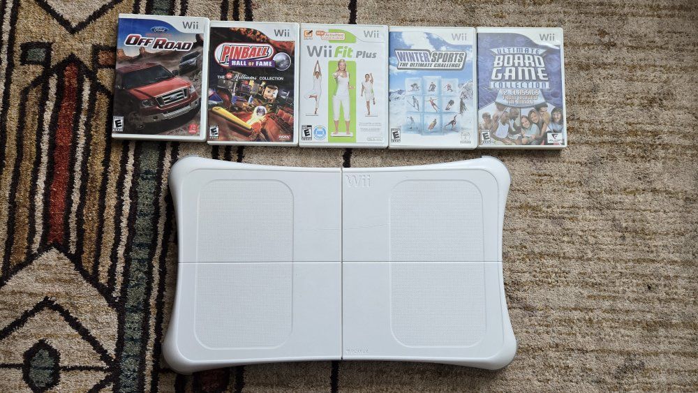 Wii Balance Board & Wii Games