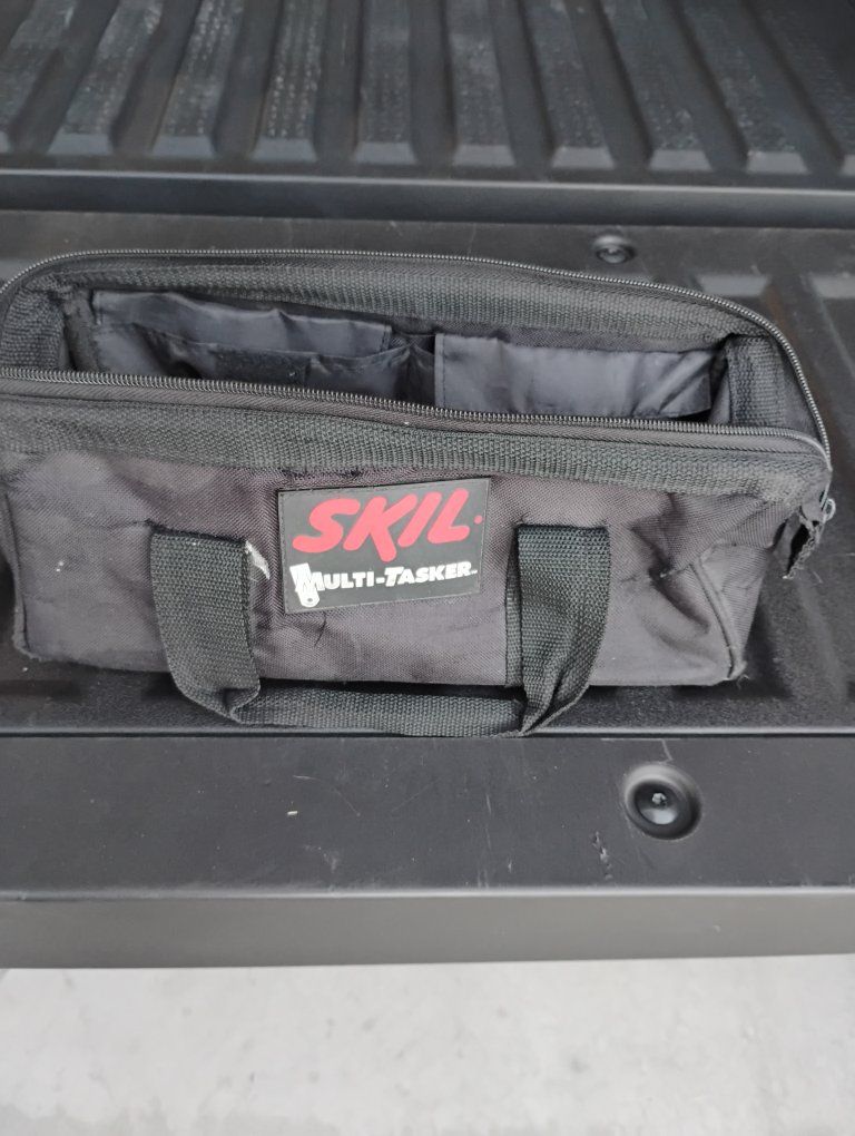 SKIL Multi-Tasker Tool Bag with Assorted Hand Tools Wrenches Screwdrivers