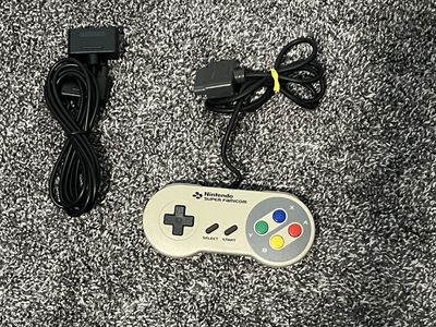 Nintendo Super Famicom Controller + Extension Cord (compatible with SNES)