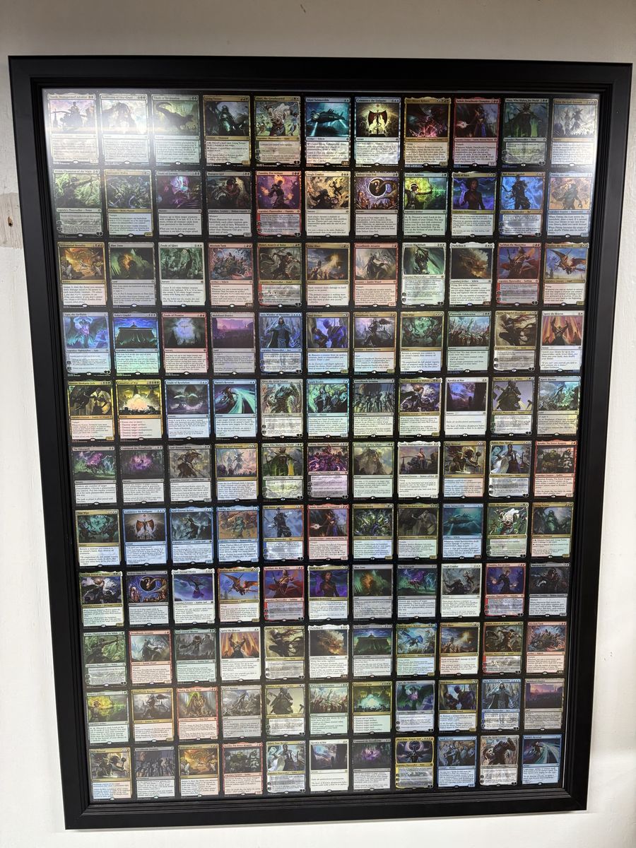 Magic the gathering war of the spark foil sheet!