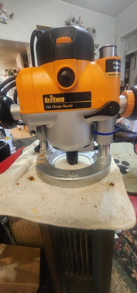 Triton 15A Plunge Router - Powerful Woodworking Tool