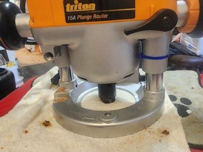 Triton 15A Plunge Router - Powerful Woodworking Tool