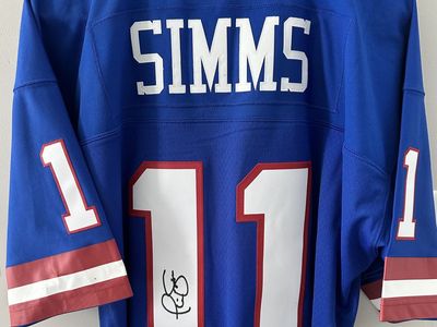 Signed Phil Simms #11 Giants Mitchell & Ness Jersey – Fanatics Authenticated