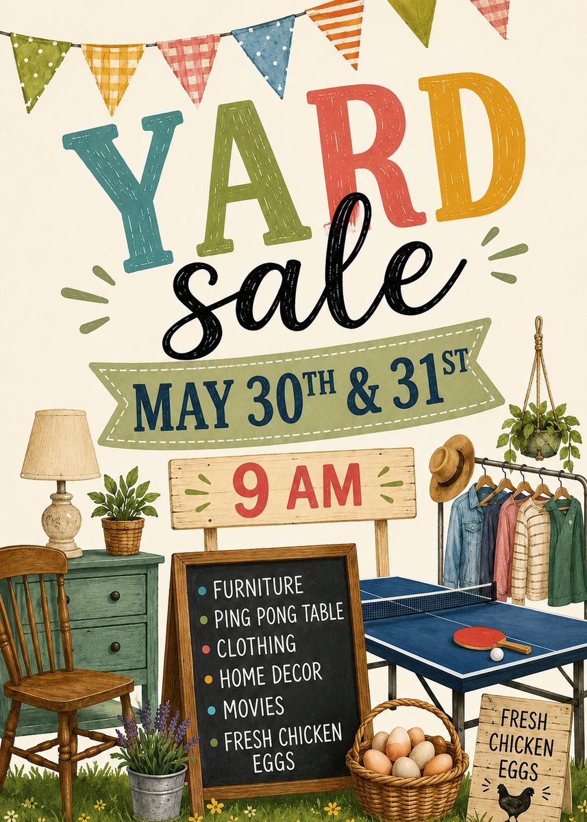 Yard sale! Spanish Fork