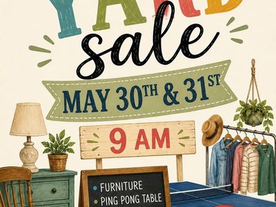 Yard sale! Spanish Fork