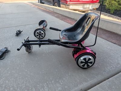 2 Hover1 Hover Boards And 1 Buggy Attachment