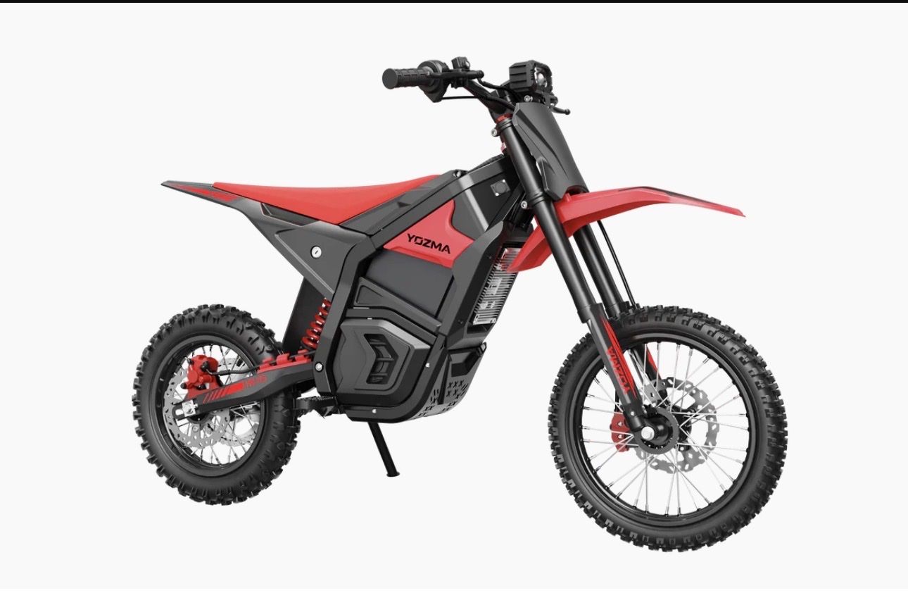 Brand new in box Yozma IN 10 Off-Road Electric Mini Dirt Bike in RED