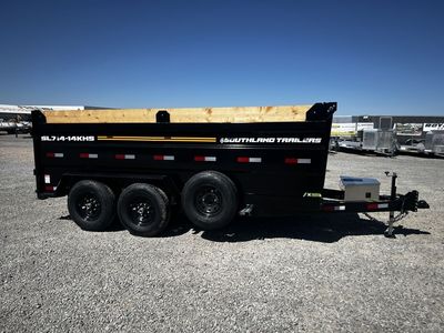 2026 Southland Trailers 7x14 15.4k SL714-14KHS Tube Frame Scissor Lift Dump Trailer *NEW*