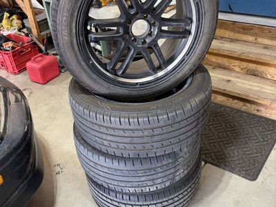 Drifz 207 17x7.5 Black Rims with Ironman iMove Gen 2 AS Tires 235/45R17