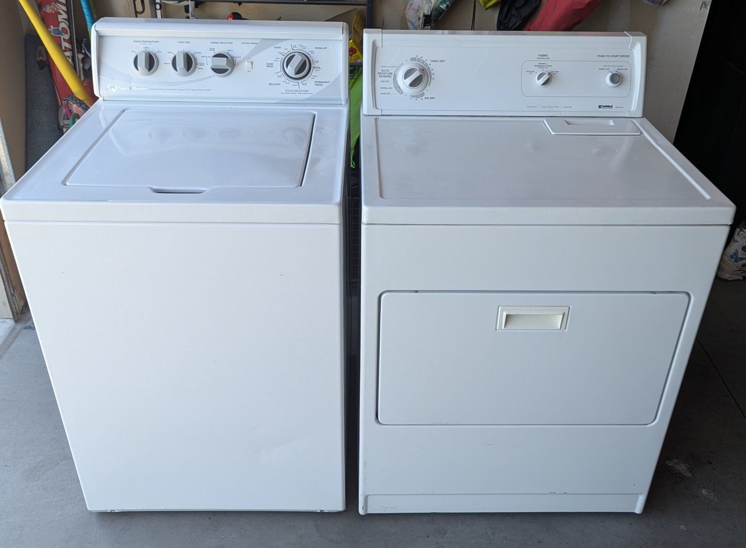 Speed Queen Washer & Kenmore Electric Dryer
