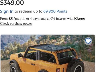 Ford Bronco 2dr Bimini Top New in Box