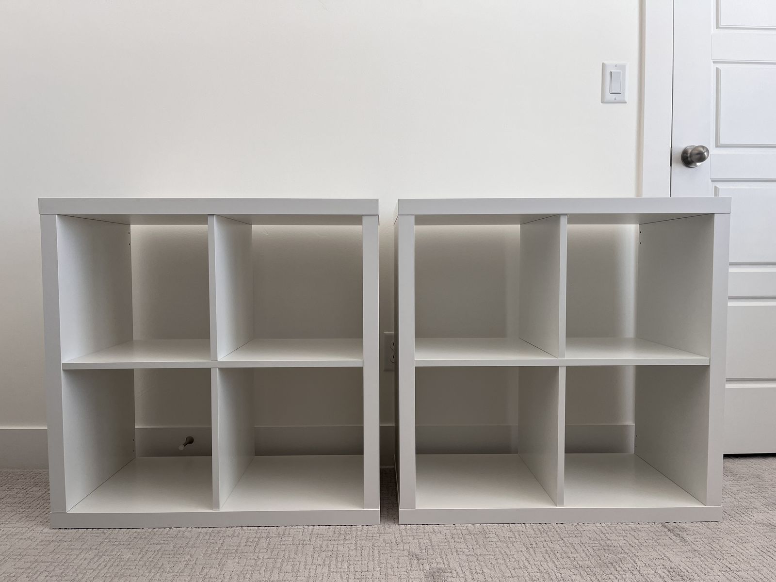 Ikea Kallax Cube Shelf (White) Qty 2