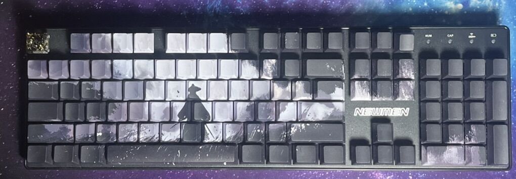 Custom Japanese Samurai Mechanical Keyboard Silent