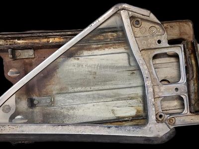 1967-68 Ford Mustang OEM Rear Quarter Glass Window w/ Quarter Panel
