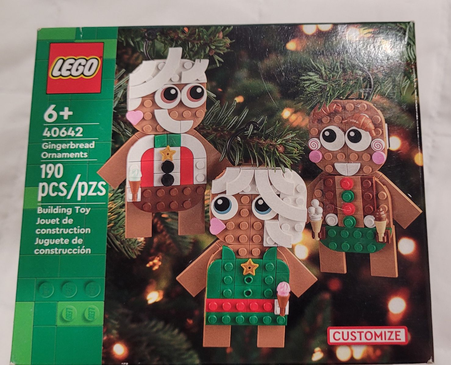 New sealed lego Gingerbread ornaments