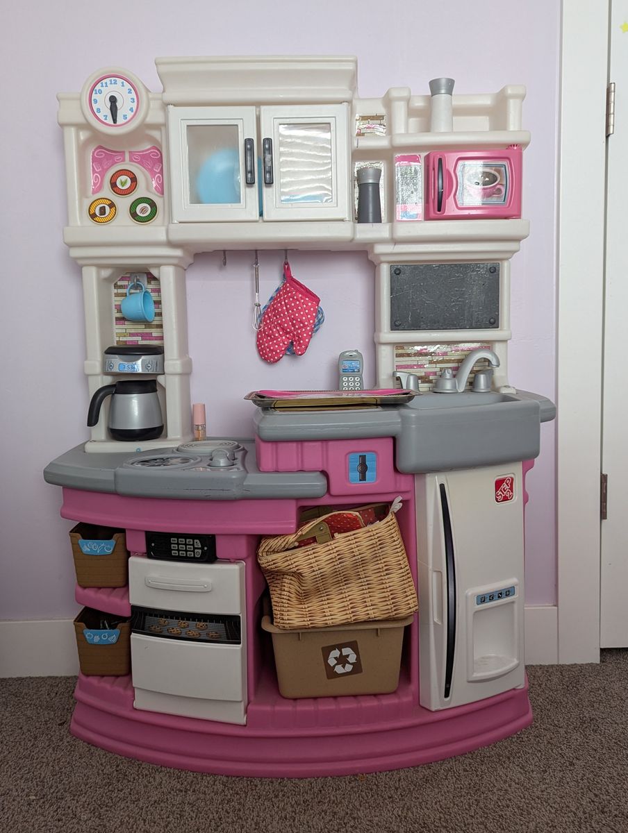 Toy Kitchen with Food