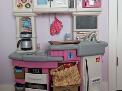 Toy Kitchen with Food