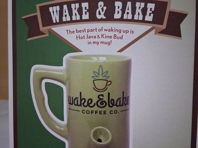 "Wake & Bake" Ceramic Coffee Mug - New in Box