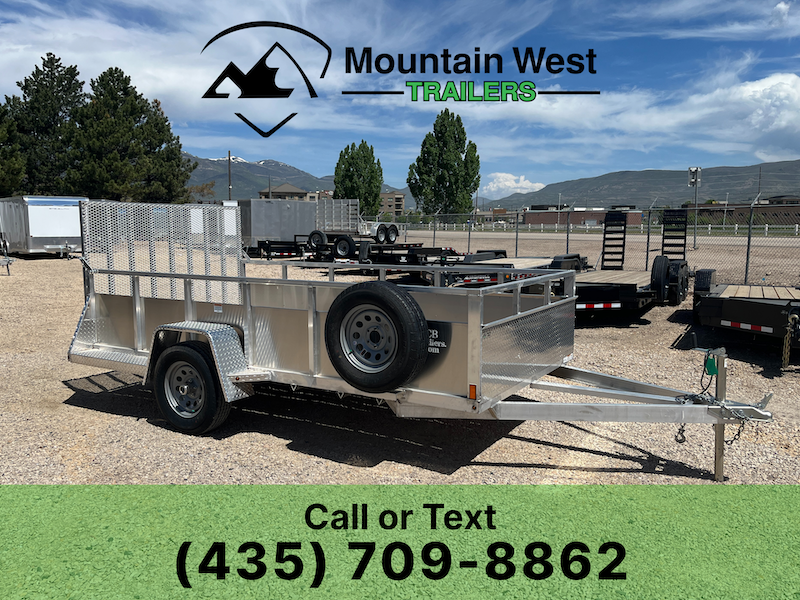 2026 Snake River 6X12 High Sidewall Aluminum Utility Trailer