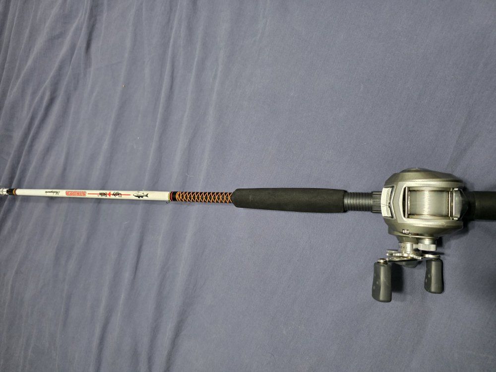 Shakespeare Striper Casting Rod w/Abu Garcia Reel
