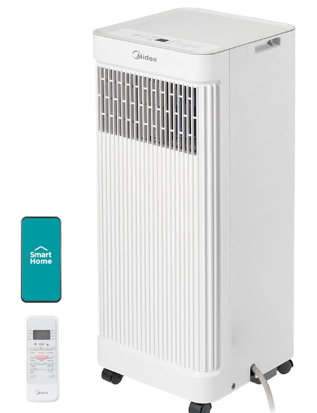 Midea 8,500 BTU ASHRAE Portable Air Conditioner, Cools up to 150 Sq. Ft.
