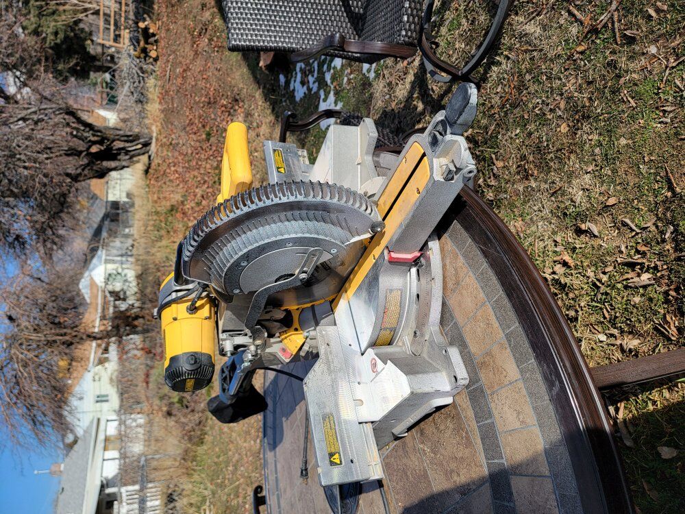 miter saw & table saw